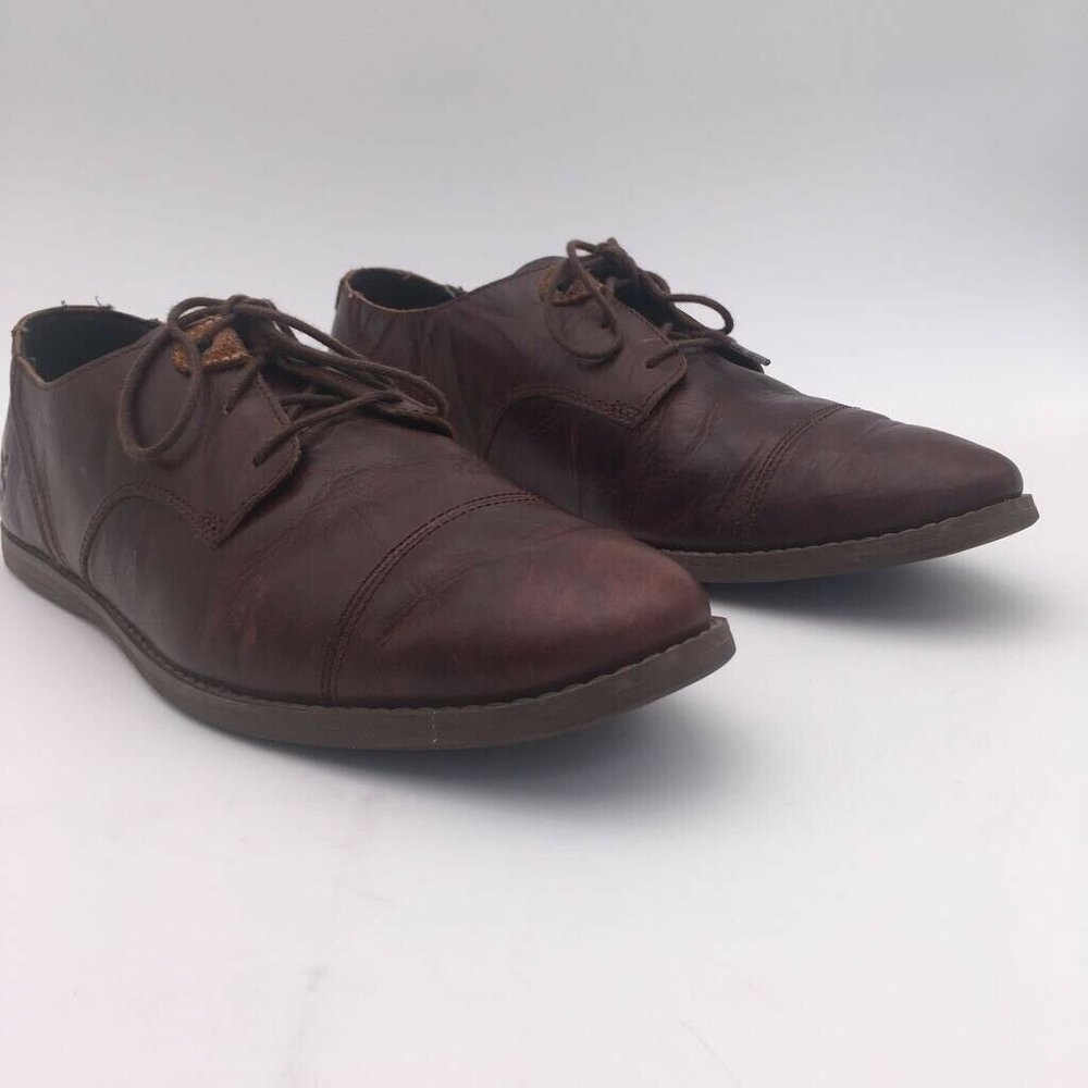 Timberland Mens Oxford Shoes Brown Lace Up Cushion